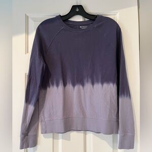 Athleta Purple Ombré Long Sleeve